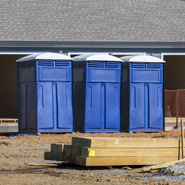 do you offer hand sanitizer dispensers inside the porta potties in Parker Ford PA